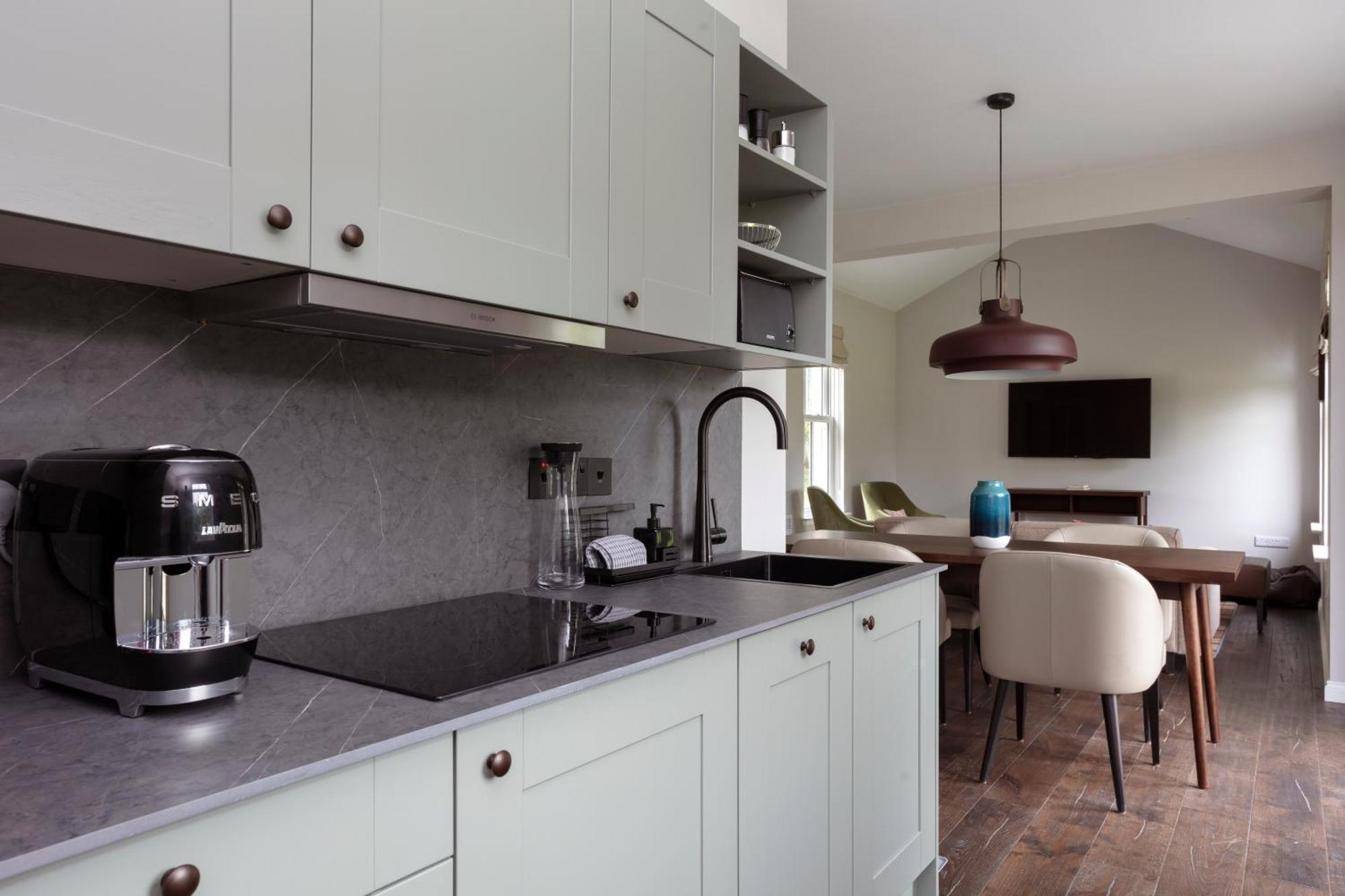 Schloss Roxburghe, Part Of Destination By Hyatt Kültér fotó A kitchen with a single-control tap